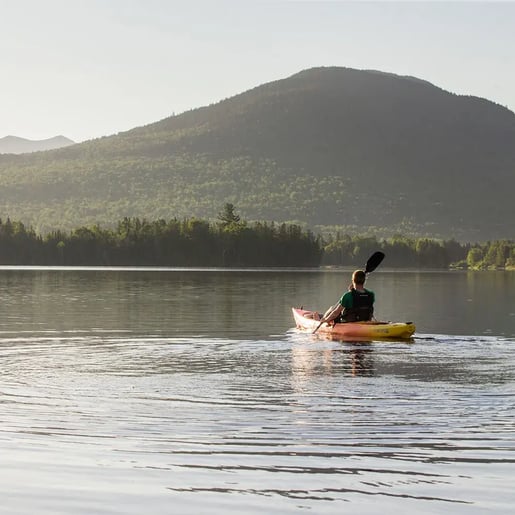 paddling in the north west corner of Maine